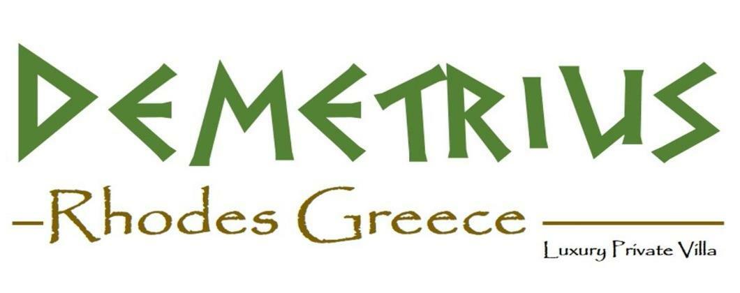 קלטוס Rhodes Demetrius Luxury Private Villa מראה חיצוני תמונה
